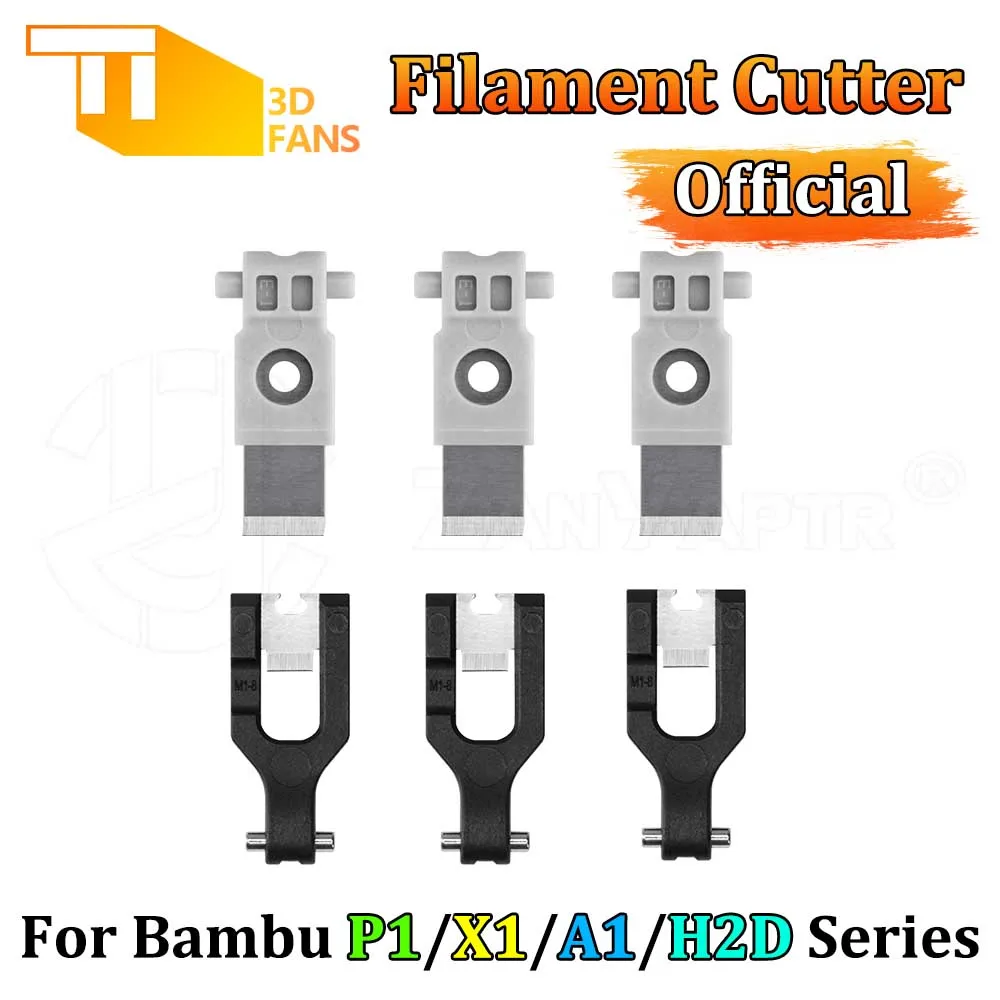 For Bambu Lab X1/P1/A1/H2D Series Filament Cutter Blades Replacement Tool Head Cutter for 3D Printer accessories parts