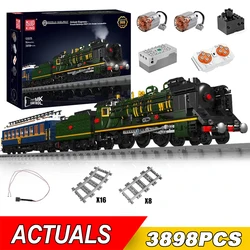 MOULD KING 12025 Technical RC Motorized French Railways SNCF 231 Steam Locomotive Train Building Blocks Bricks Toys Kids Gift