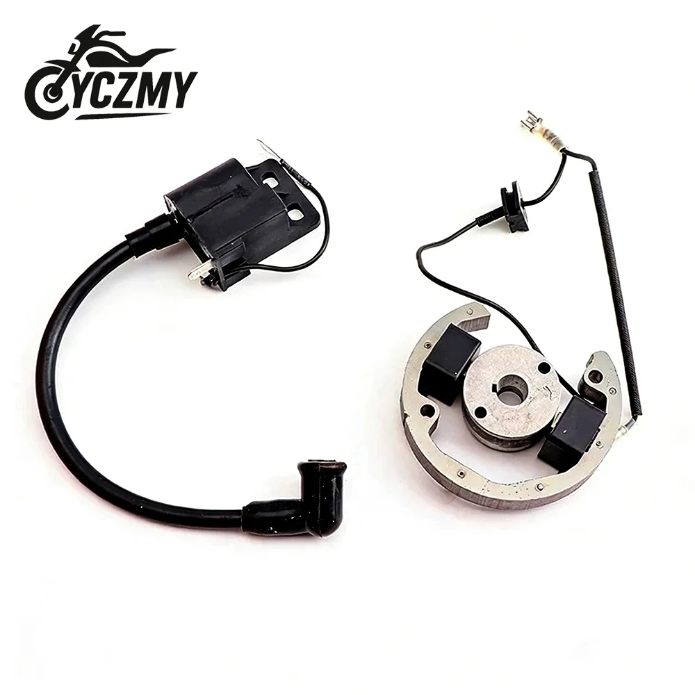 

Motorcycle Stator Magneto Ignition Coil Kit - 50cc 2T Engine Internal Rotor Parts for Dirt Bike Moped Motocross
