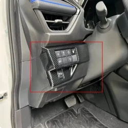 LHD RHDFor Toyota Yaris Cross 2024 ABS Car Headlights Adjust Switch Panel Cover Headlight Lamp Button Cover Trim