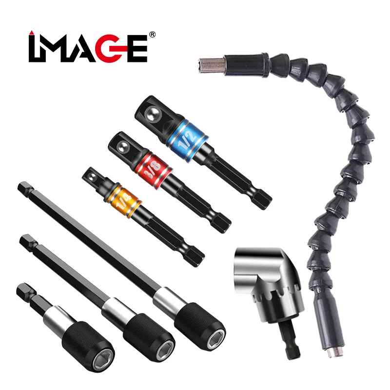 Sleeve Quick Change Universal Flexible Shaft Bit Corner Device Magic Sleeve Ad Connecting Rod Bit Combination Set