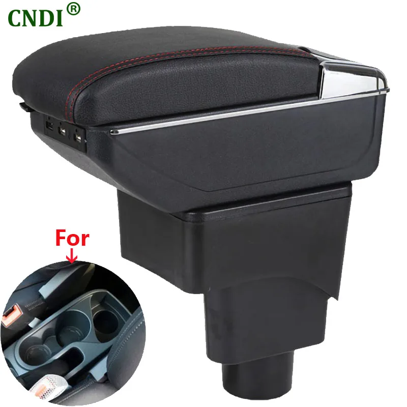 

For FORD EcoSport Armrest box 2013-2017 Retrofit parts Interior Storage box Simple installation Car Accessories Curved surface