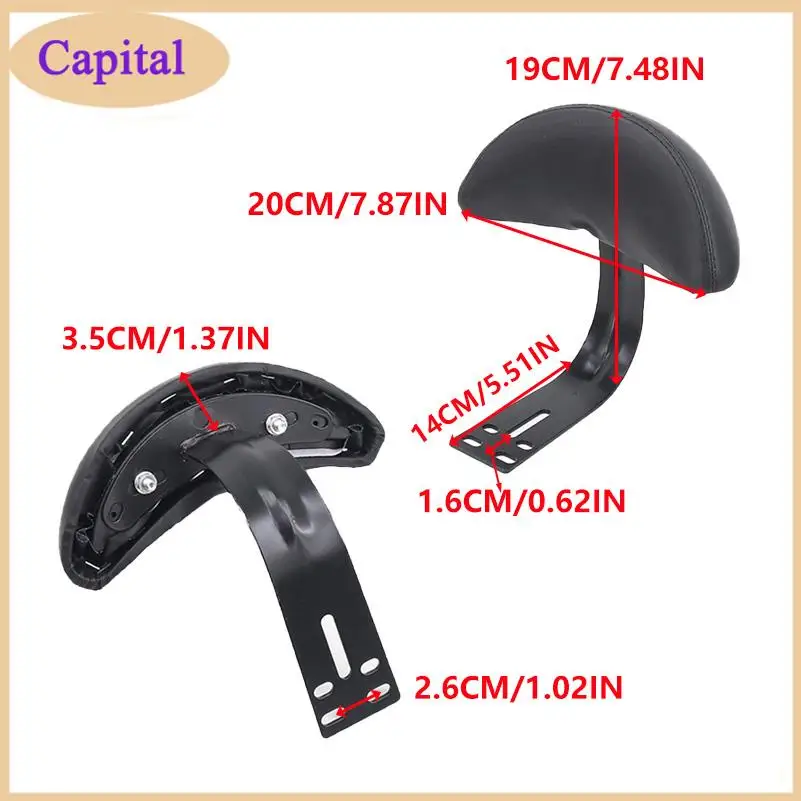

NEW For Electric Bike Saddle Seat with Backrest Mountain Road Bike Seat Cushion with Back Rest Road Bike Accessories black