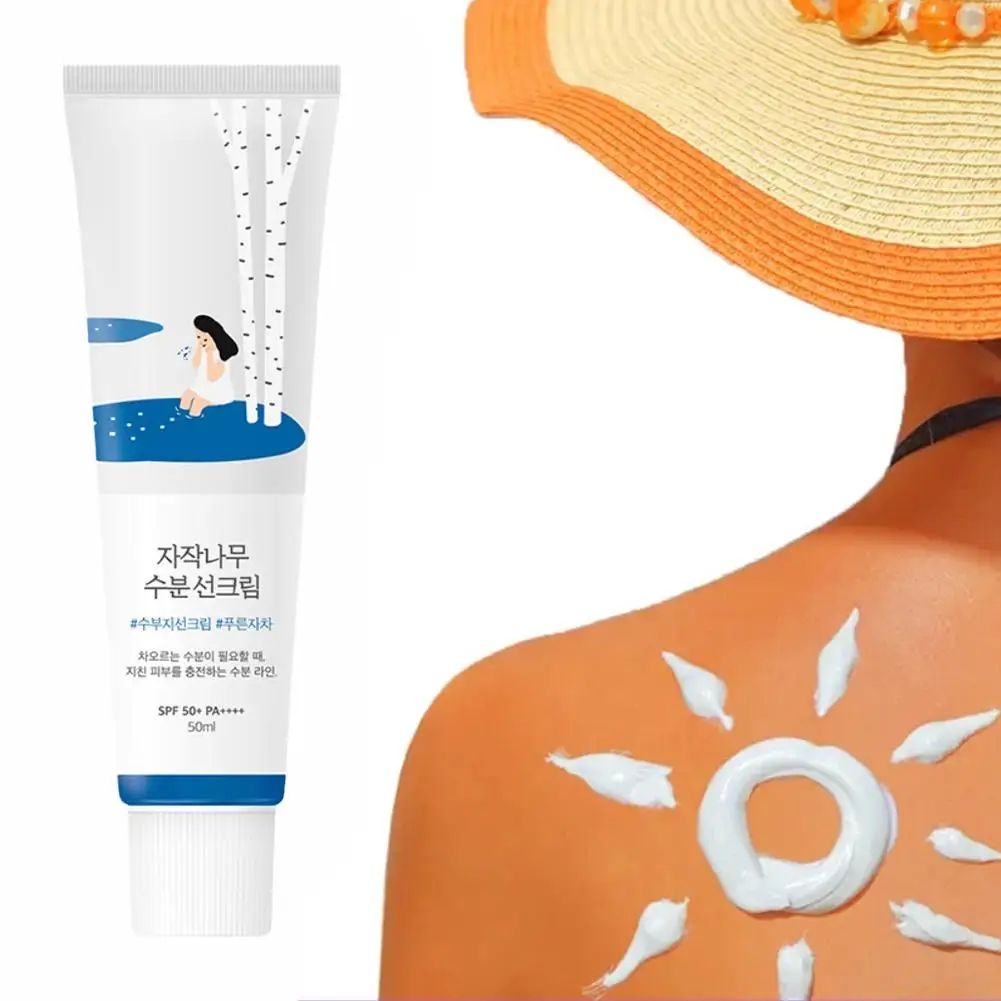 كريم واقي من الشمس يوميًا بعامل حماية من الأشعة فوق البنفسجية 50+ كريم مرطب للوجه من الشمس خفيف الوزن مقاوم للماء لجميع أنواع البشرة 50 مل/60 مل #6