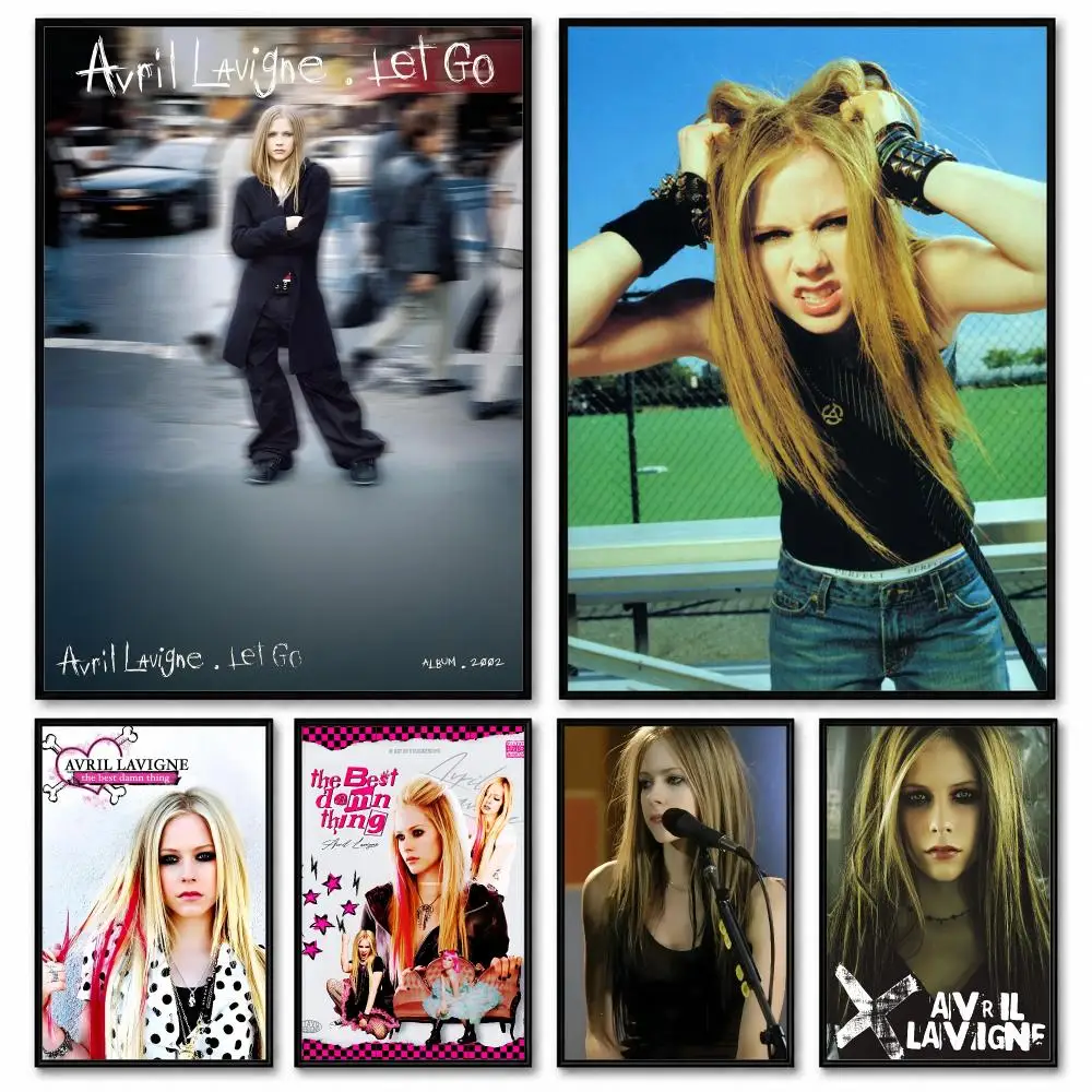Star Singer A-avril Lavigne Poster Room Decor Home Wall Art Printing Waterproof Garage BedRoom Posters Gift