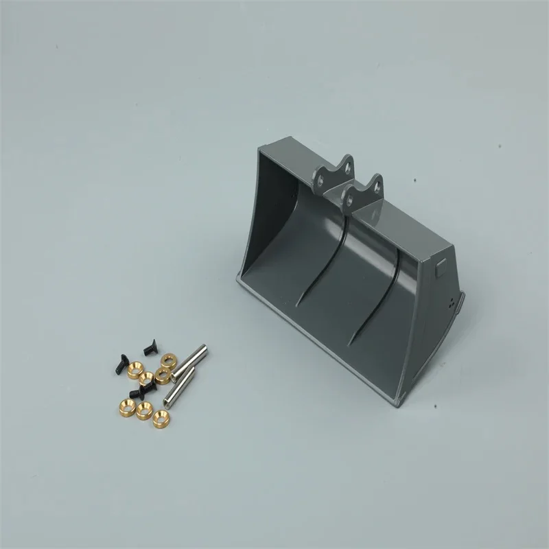 DoubleE Metal Bucket S020-001 for RC Excavator E010 E111 Compatible with EC160E Durable Heavy-Duty Model Part