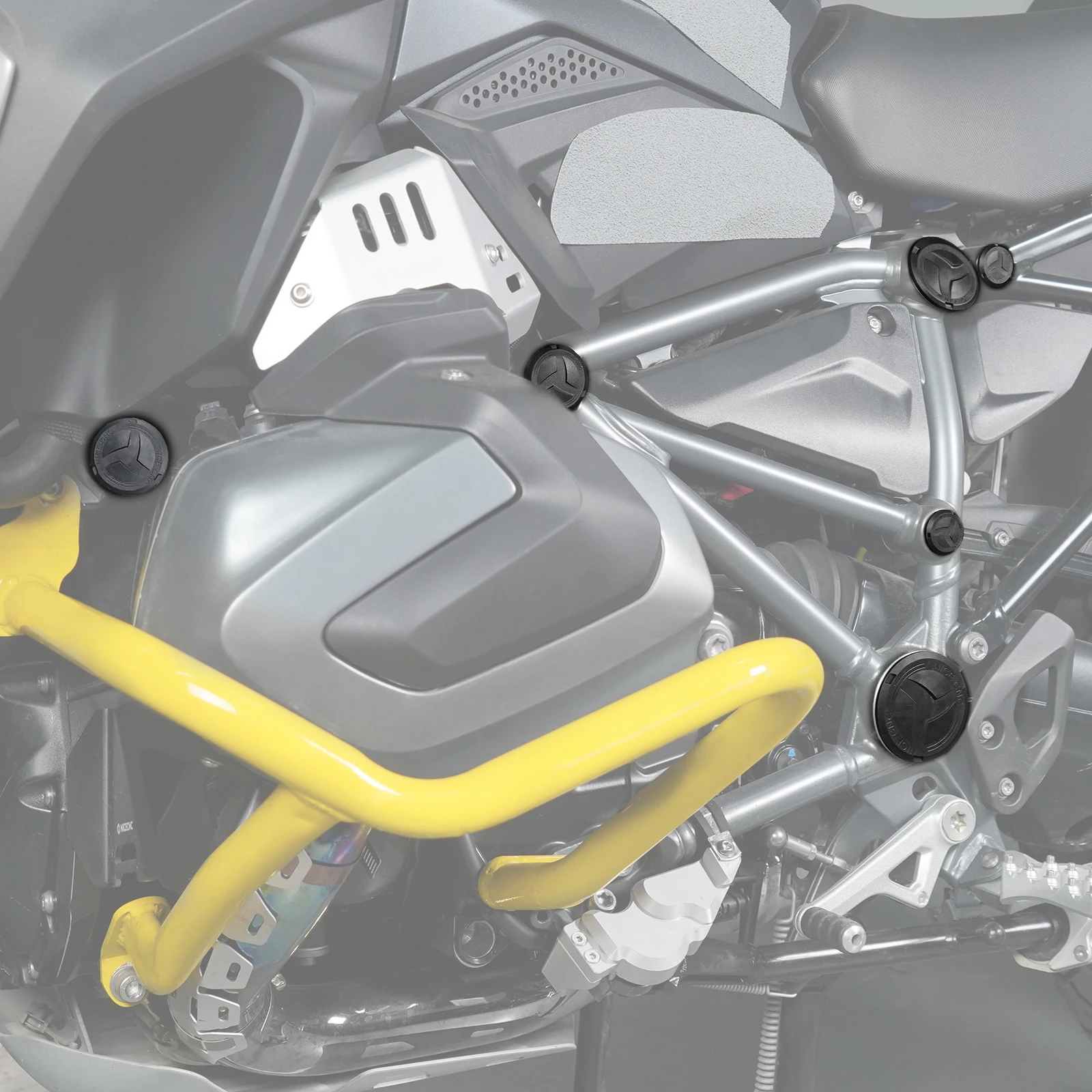 (EU-Lager) Für BMW R1250GS Adventure R1200GS LC Adventure 11-teiliger Satz Rahmenloch-Abdeckkappen R1250GS 2018-2022 R1200GS 2013-2018 – Detail 11