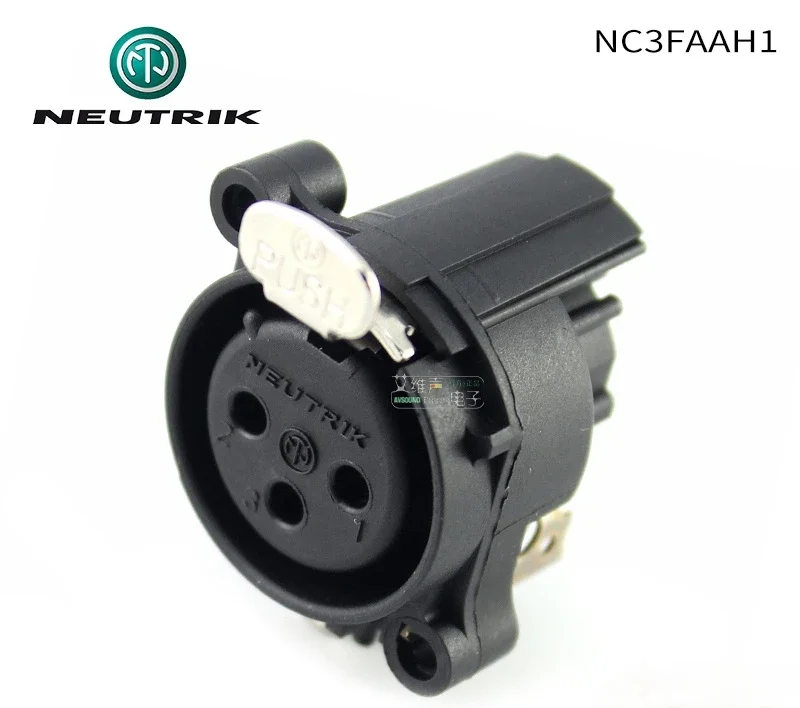 NEUTRIK NC3FAAH1 Three-core XLR cannon female PCB welding