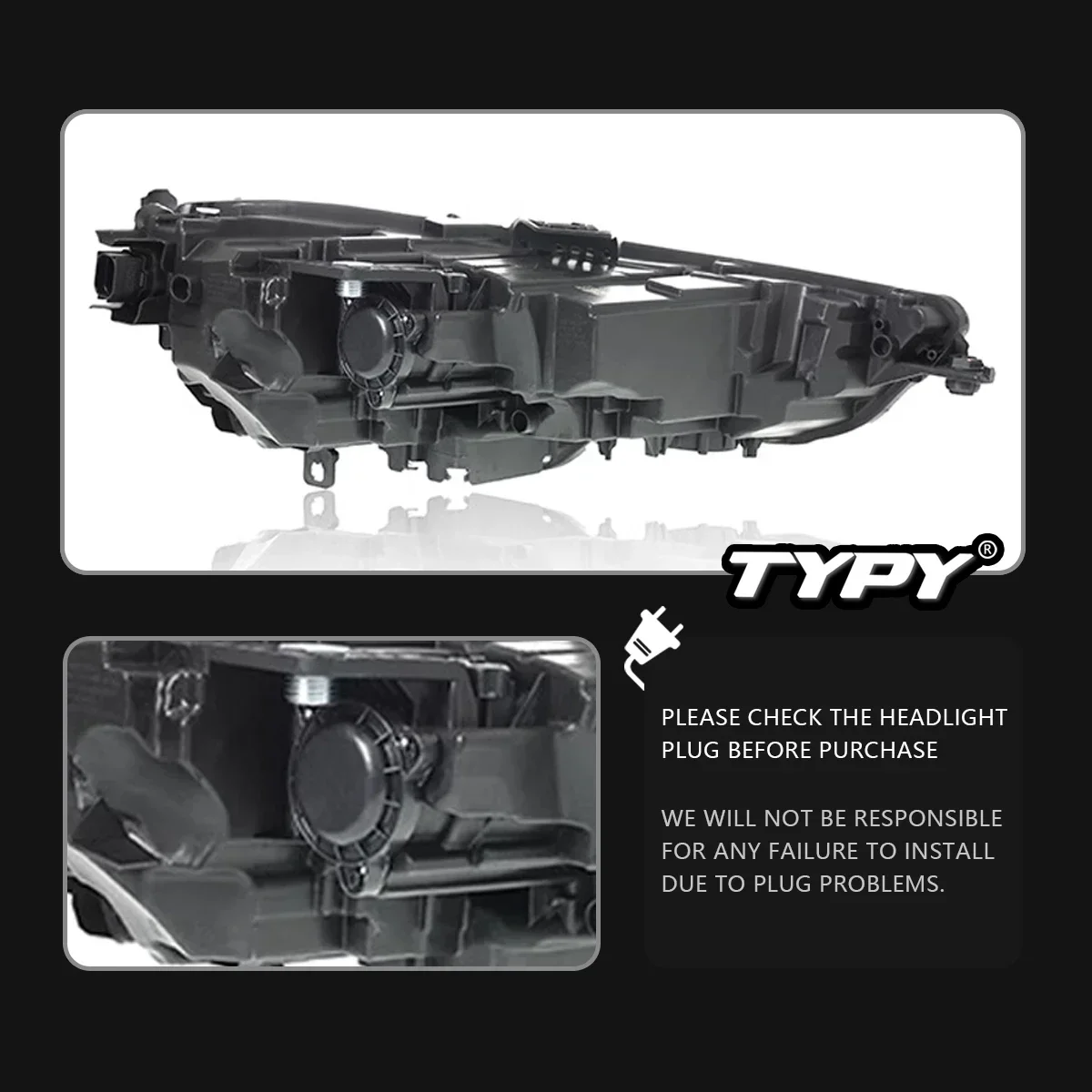 

TYPY Новая светодиодная фара, обновленная, модифицированная для Audi A3L RS, фара 2021-2024, фара с динамическим сигналом, автоаксессуары