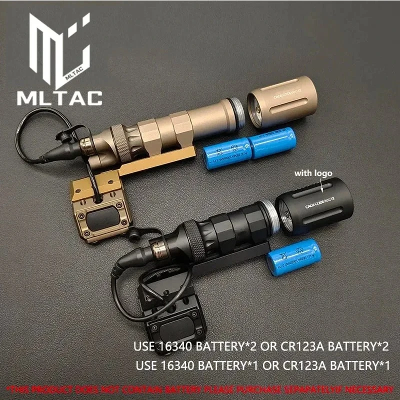 SOTAC Tactical Plhv2 Flashlight 18650 High Power LED 1000LM Airsoft Hunting Scout Light with Pressure Switch