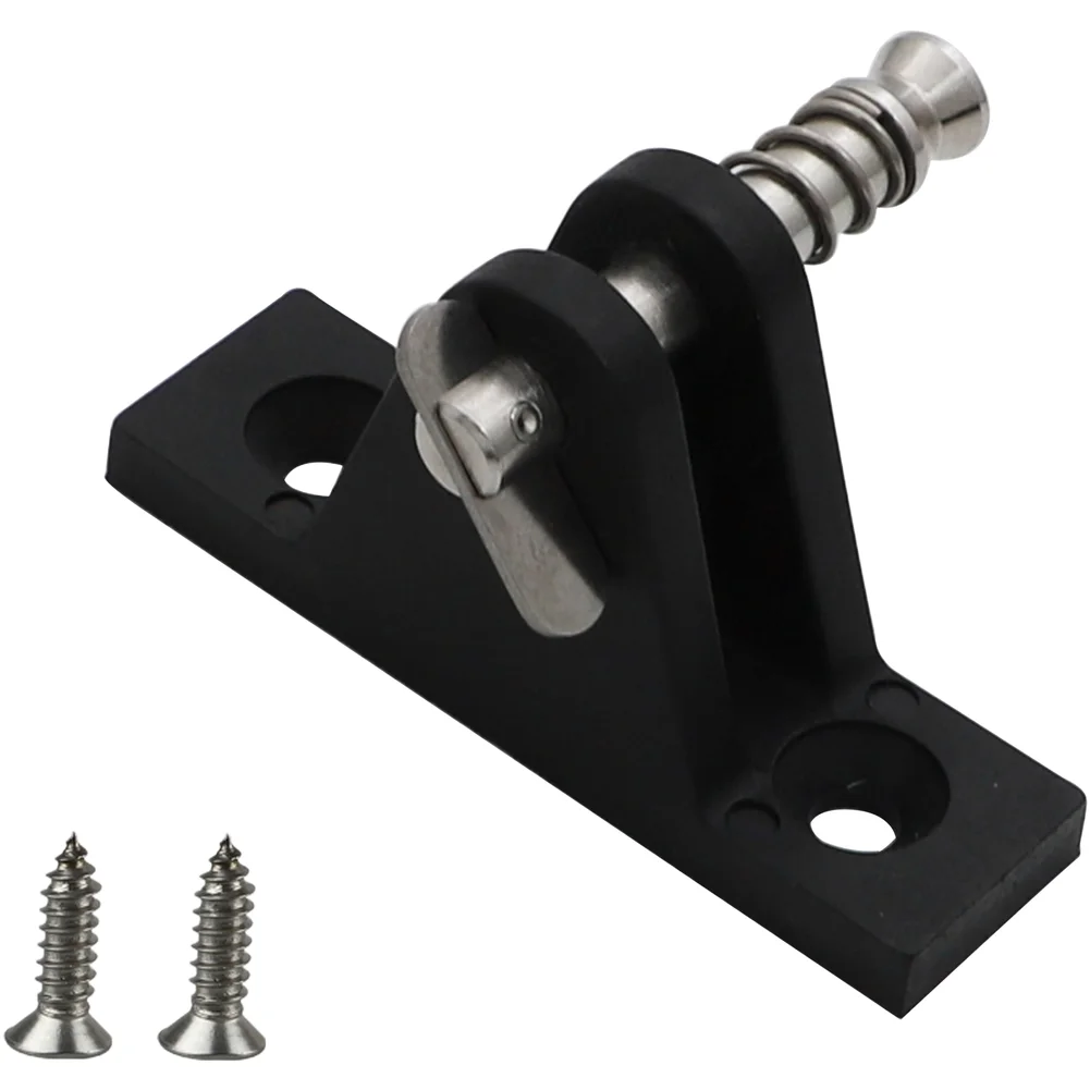 Awning Mounting Bracket for Boats Black Nylon Construction 60mm x 34mm Marine Rated Weather Resistant Performance