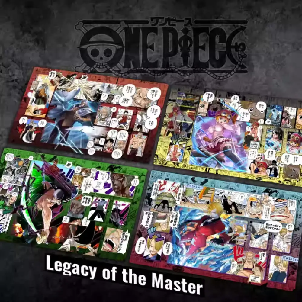 

OPCG One Piece Playmat Luffy Zoro Sabo Teach Аниме Playmat Коллекционный игровой коврик для карточных игр Специальный коврик для карточных игр против стола Op11-13