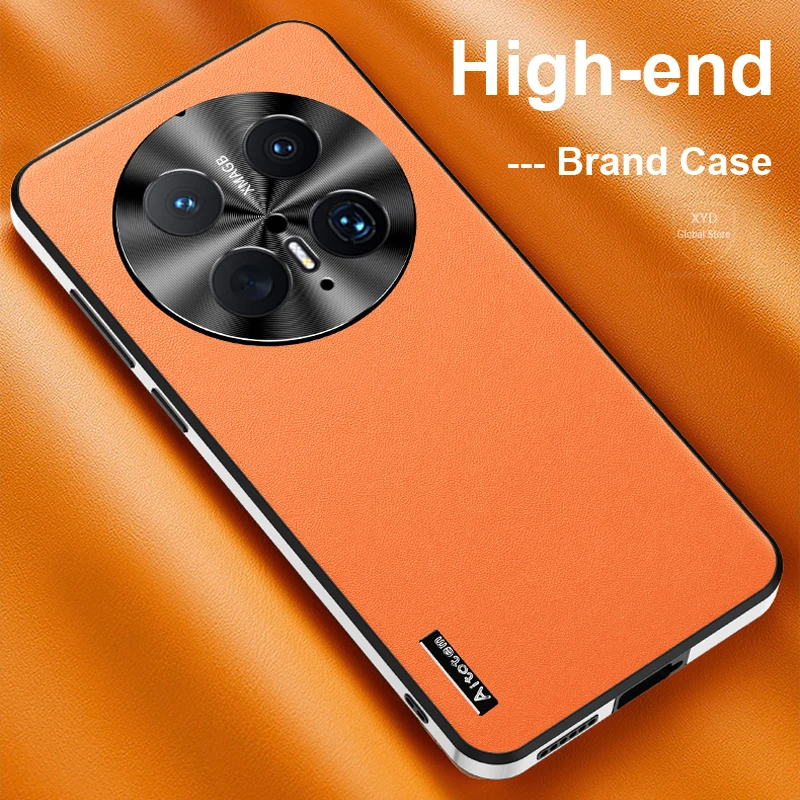 

For Huawei Mate 70 Pro Case Matte Leather High end Brand Phone Back Case For Huawei Mate 70 Pro Mate70 Plus Cover Shell Skin