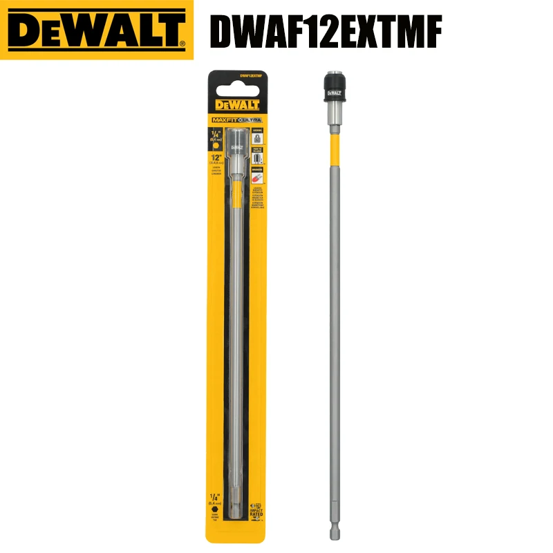 

Удлинитель для сверл DEWALT DWAF12EXTMF MAXFIT, 12 дюймов, аксессуары для магнитного электроинструмента