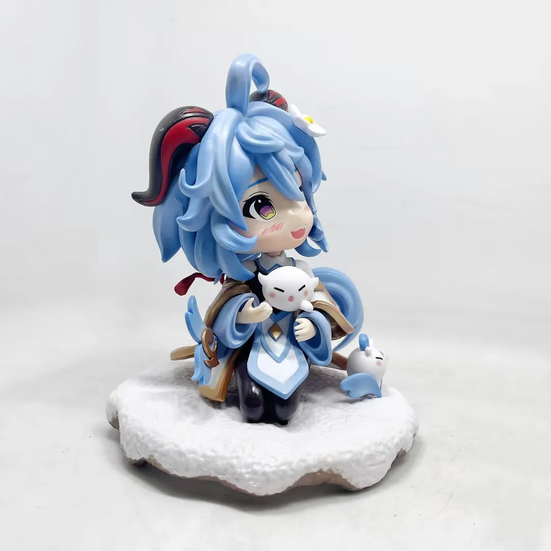 Genshin Impact Hu Tao Ganyu Figura 16,5 cm Pvc Carino Kawaii Anime Action Collection Desktop Ornamento Decorazione Giocattoli per bambini