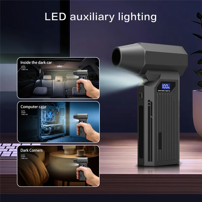 A88Z Z2 110000 دورة في الدقيقة محرك توربيني محمول عالي السرعة مروحة تربو محمولة مروحة أنبوبية منفاخ هواء عنيف وحدة مروحة صغيرة #3