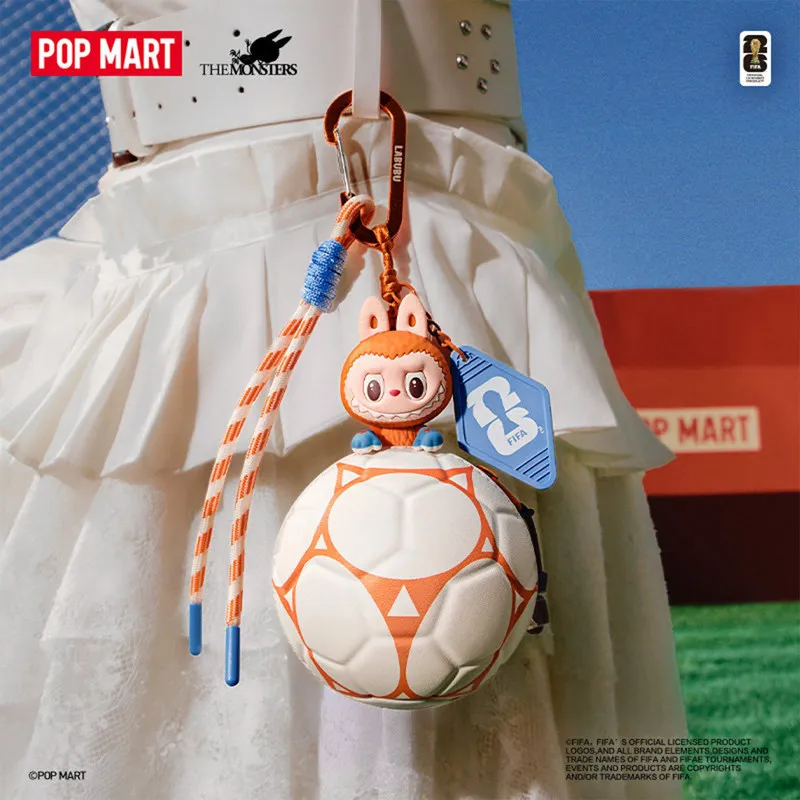 POP MART The Monsters Labubu FIFA World Cup Football Shaped Mini