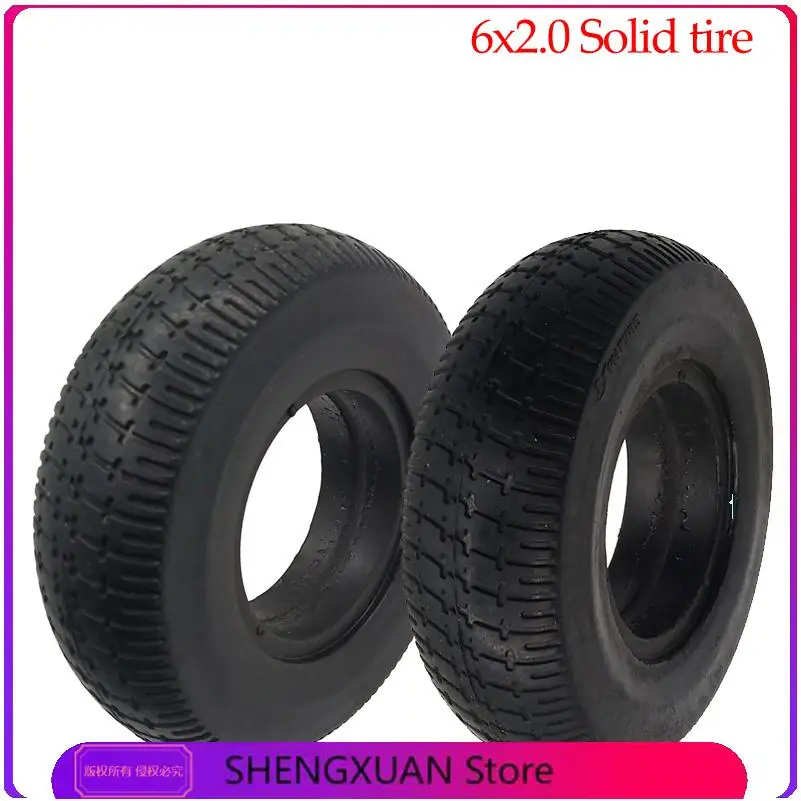 High-performance 6x2 solid tires designed for electric scooters, featuring explosion-proof technology and long lifespan. tire