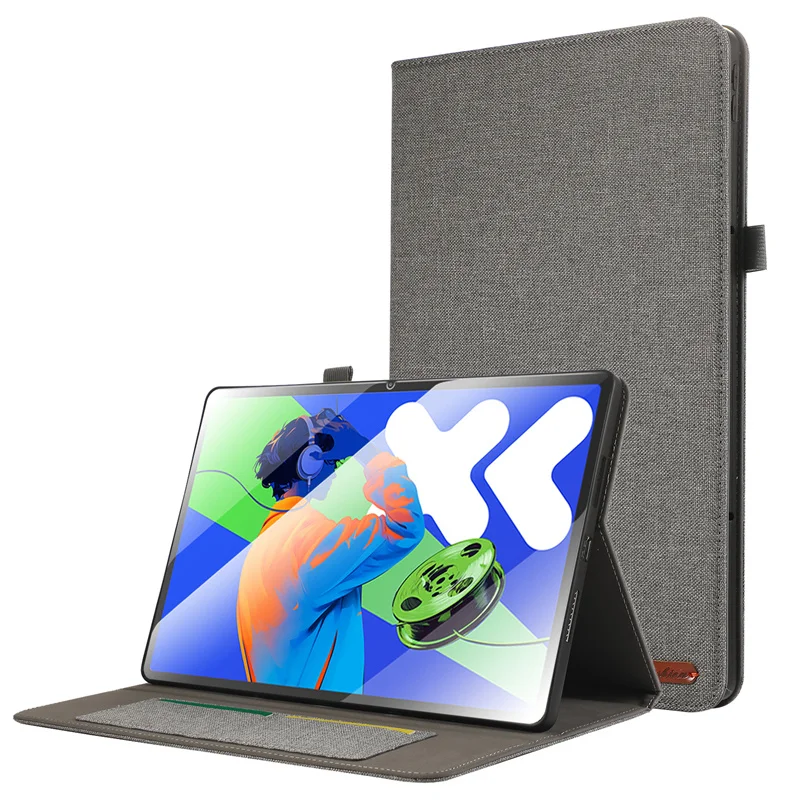 

For Lenovo Idea Tab Pro/Xiaoxin Pad Pro 12.7 2025 Case Fabric Flip Stand Cover For Lenovo Xiaoxin Pad Pro 2025 tb373fu tb375fc
