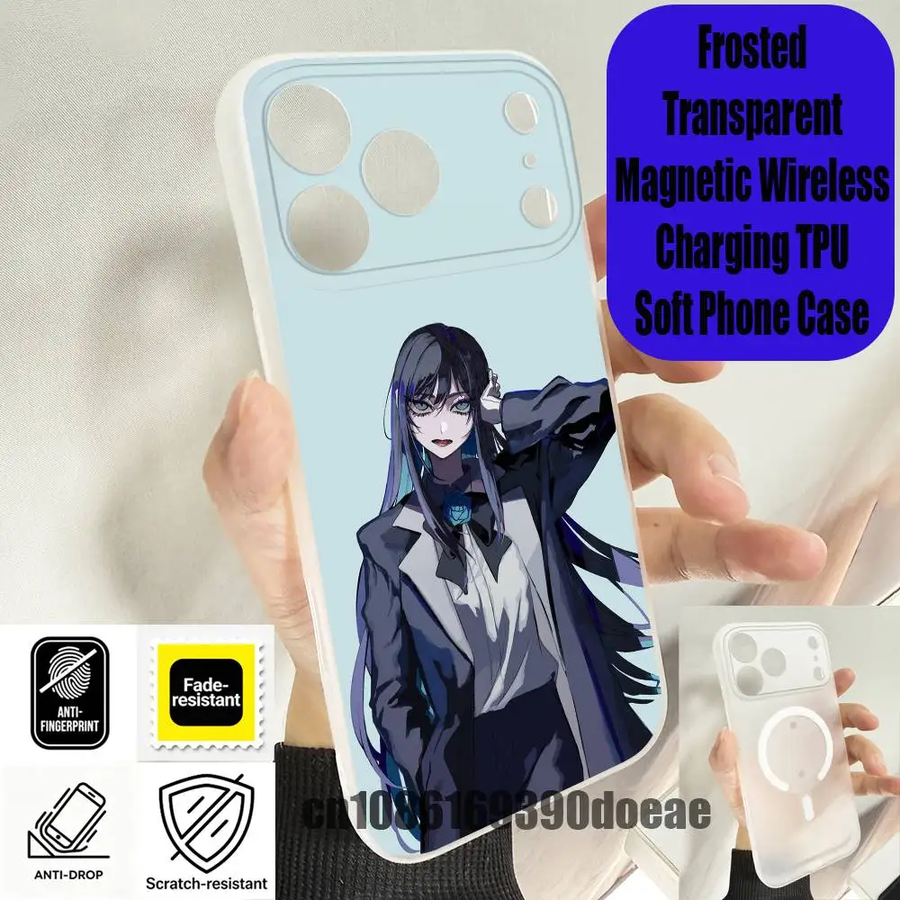 For Singer A-Ado Hibana Phone Case iPhone 12,16,11,14,13,17,15,Plus,E,Pro,Max,Air,Mini Wireless Charge Magnetic Clear