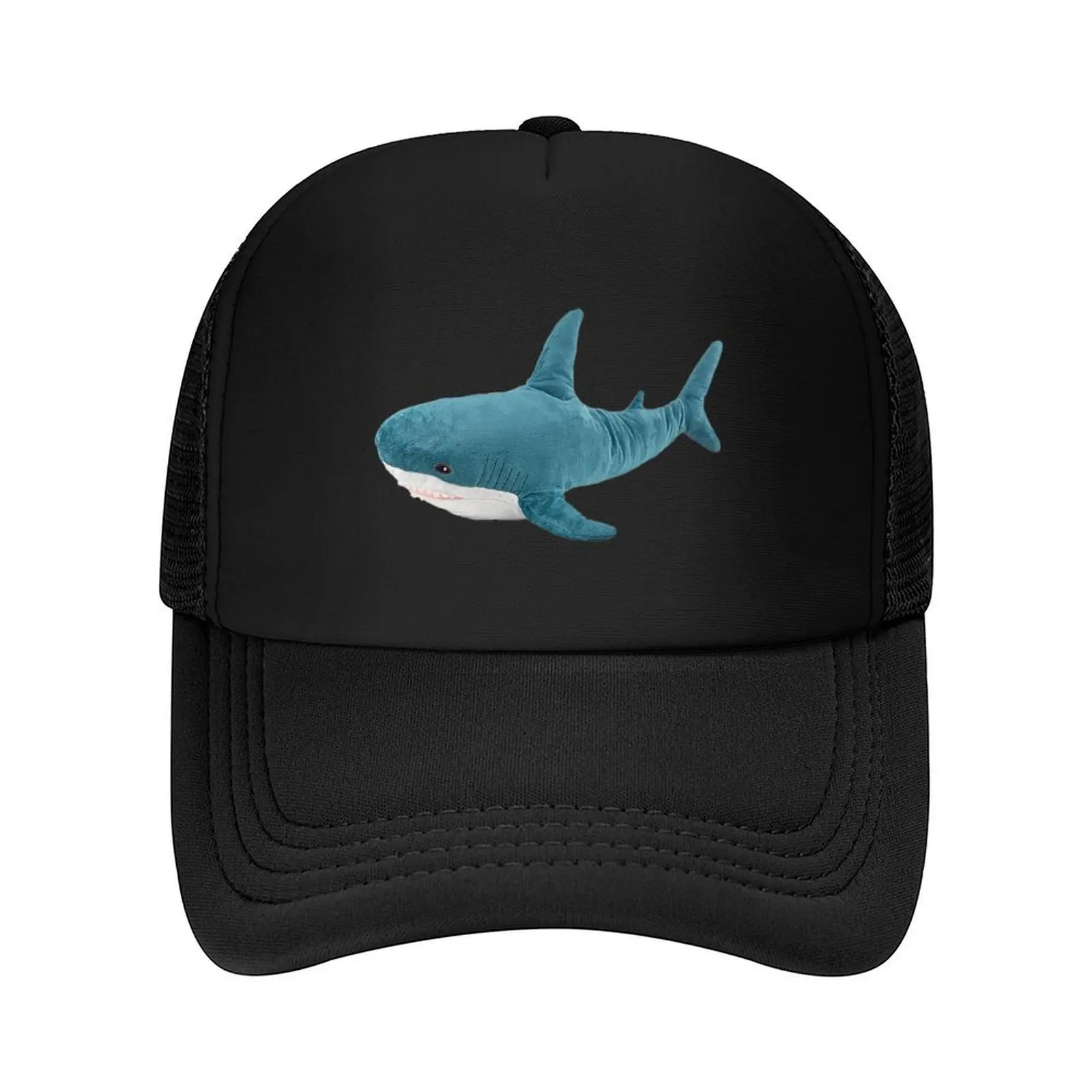 

Realistic Blahaj Baseball Cap Hood sun caps Wild Ball Hat Sunhat Golf Women Men's