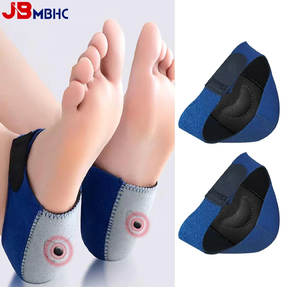 Acupressure Heel Pad Cushion for Sleep Aid Adjustable Magnetic Heel Massage Insoles Cups for Easy Sleep Relieve Stress Heel Pain