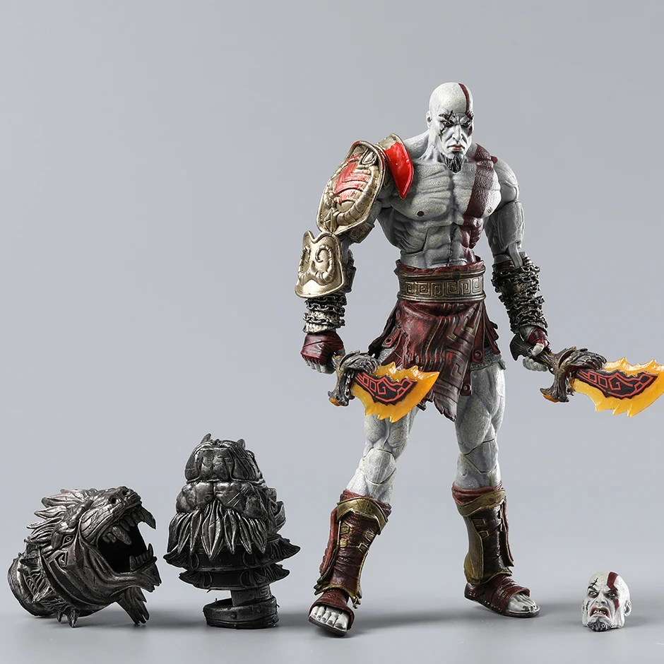 NECA God Of War 3 Kratos Ghost Of Sparta Movable Assemble Action Figure Figurine Model Toy