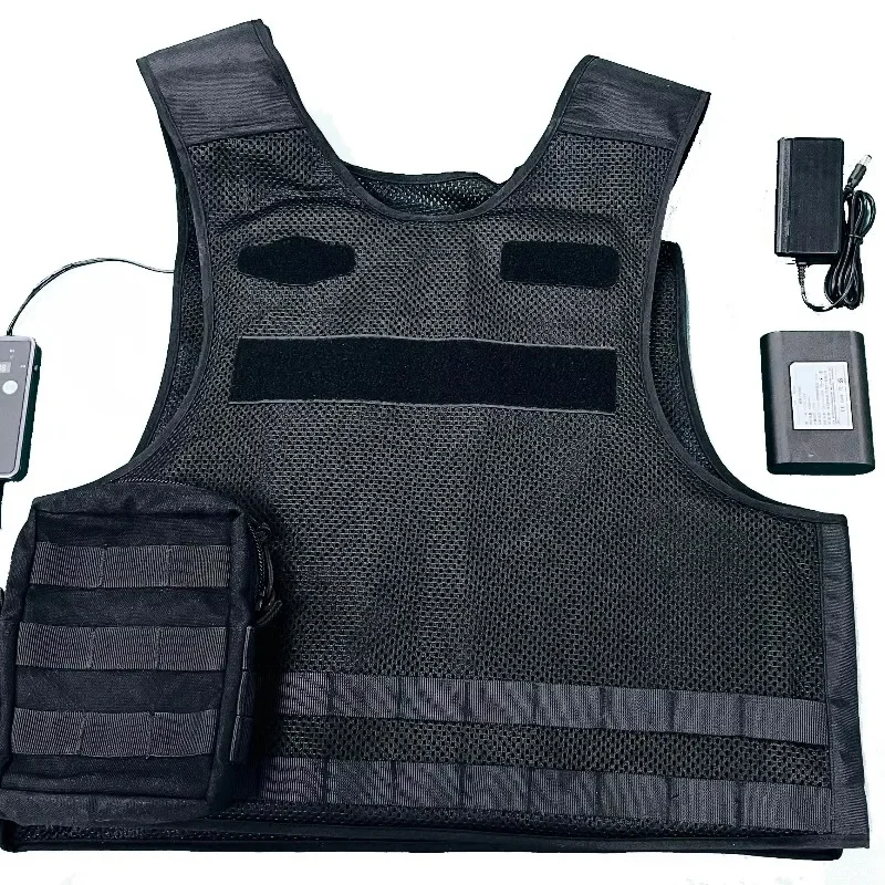 Intelligent temperature-controlled stab-proof vest Universal self-defense with durable polymer composite sheet