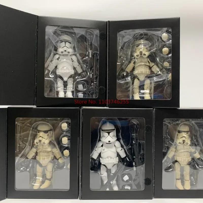 FIGURA DE ACCIÓN DE Stormtroopers de Star Wars para niños, juguete de 14cm, versión Q, regalo, novedad