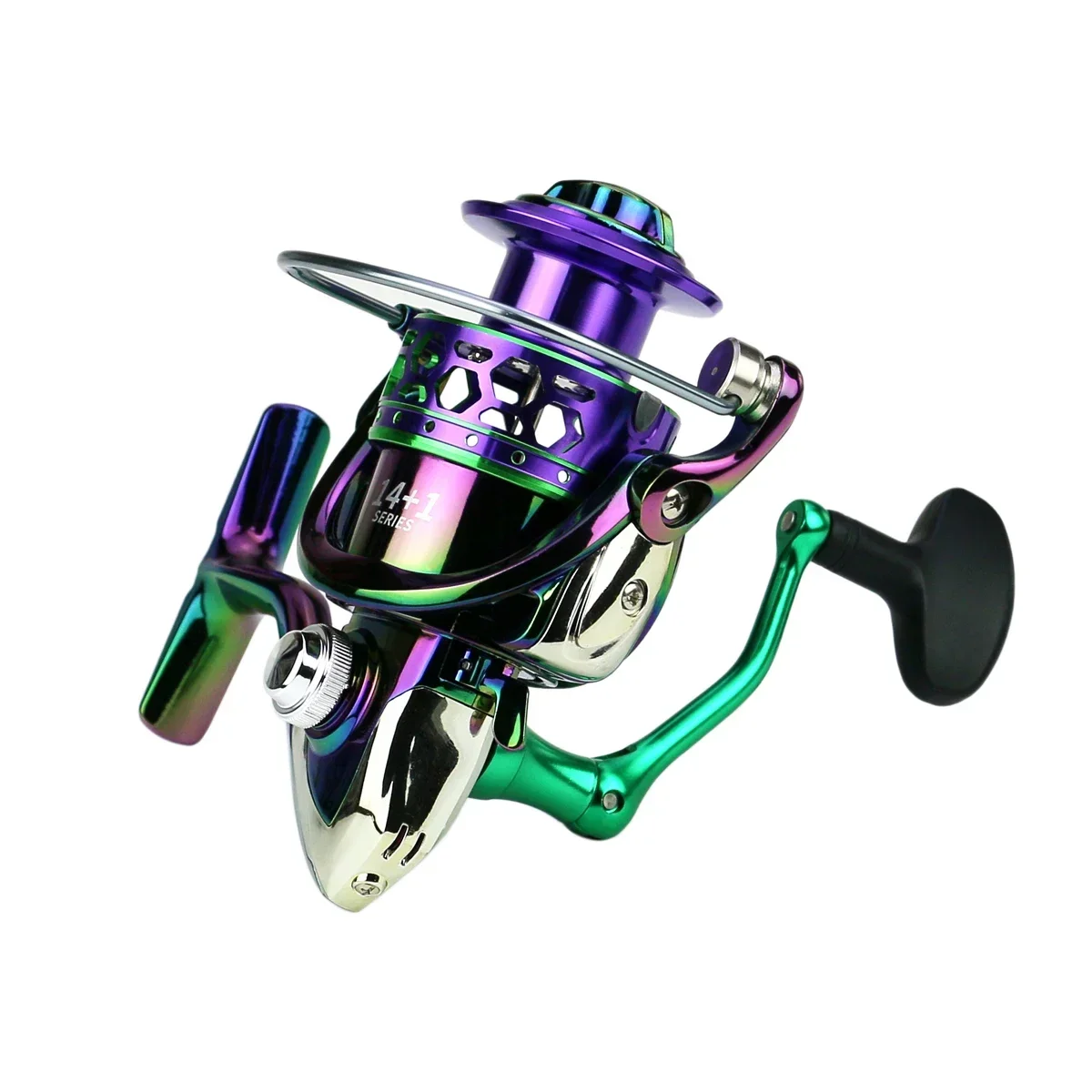 Professional Ultra Light 2000~7000 5.5:1 Gear Ratio 22LB Max Drag All-Metal Rocker Spinning Fishing Reel For Freshwater Saltw