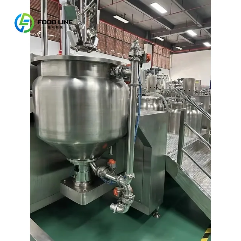 Customized Homogenizer Mixing Machine Cosmetic Cream Emulsifying Vacuum Milling Capability Chemical Processing