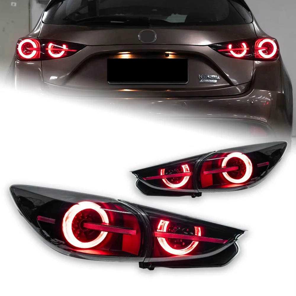 

TOYO Car Styling Tail Lamp for Mazda 3 Axela LED Tail Light Hatchback Mazda3 DRL 5-door Dynamic Signal Reverse Auto Accessories