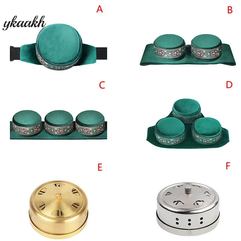 

Латунная медная коробка для прижигания мокса, сумка для горелки мокса, роликовый держатель для акупунктуры