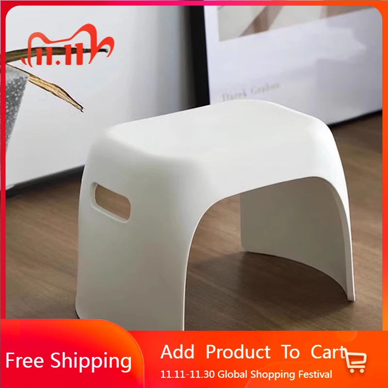 

Plastic Small Bathroom Chair Children Cute Baby Minder Living Room Baby Designer Stool Low Nordic Tabouret Trendy Furniture