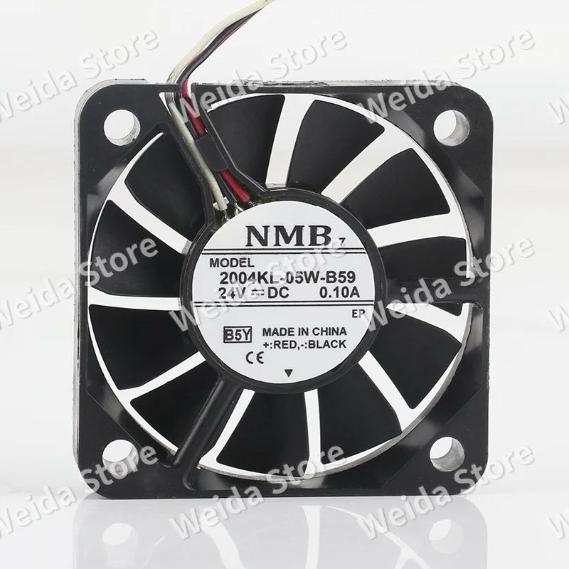 5CM New original NMB DC 24V 0.10A AC EC 5010 inverter Ultra-thin silent 3-wire 50X50X10MM 2004KL-05W-B59 cooling fan