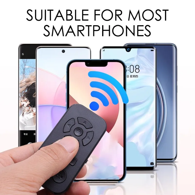 Universal Remote Control Bluetooth Smart Remote For Xiaomi iPhone Samsung Mobile Phone Selfie Stick Bluetooth Camera Controller