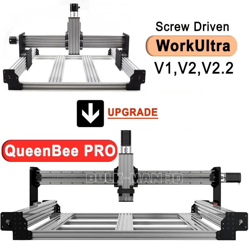 BulkMan3D Screw Driven CNC Upgrade Kit