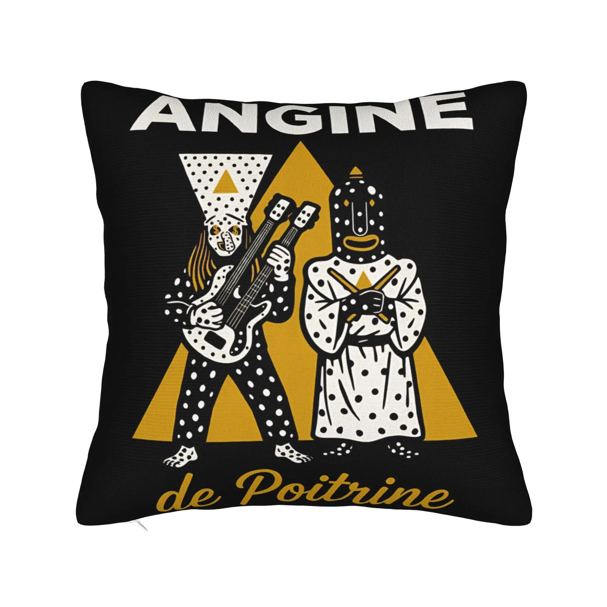 Angine De Poitrine Square Pillow Cases Polka Dot Cushion Covers Novelty Polyester Decor Throw Pillow Case Cover for Seat 40*40cm