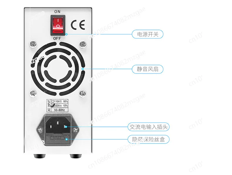Adjustable DC Power Supply, High-precision Three-digit Display Laboratory Maintenance Power Supply