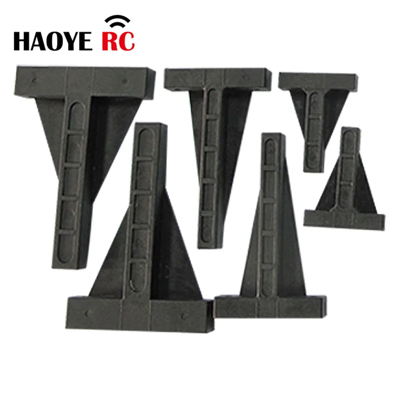 Haoye 1 Pair Model Aircraft Fixed Wing Split Isosceles Engine Mounts For 12-120 Class RC Airplanes Parts Model