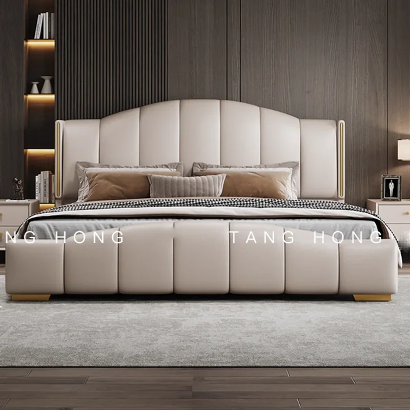 Platform Bedroom Massage Bed Double Children Luxury Storage Bed Multifunctional Sleeping Princess Safe Cama Trendy Furniture