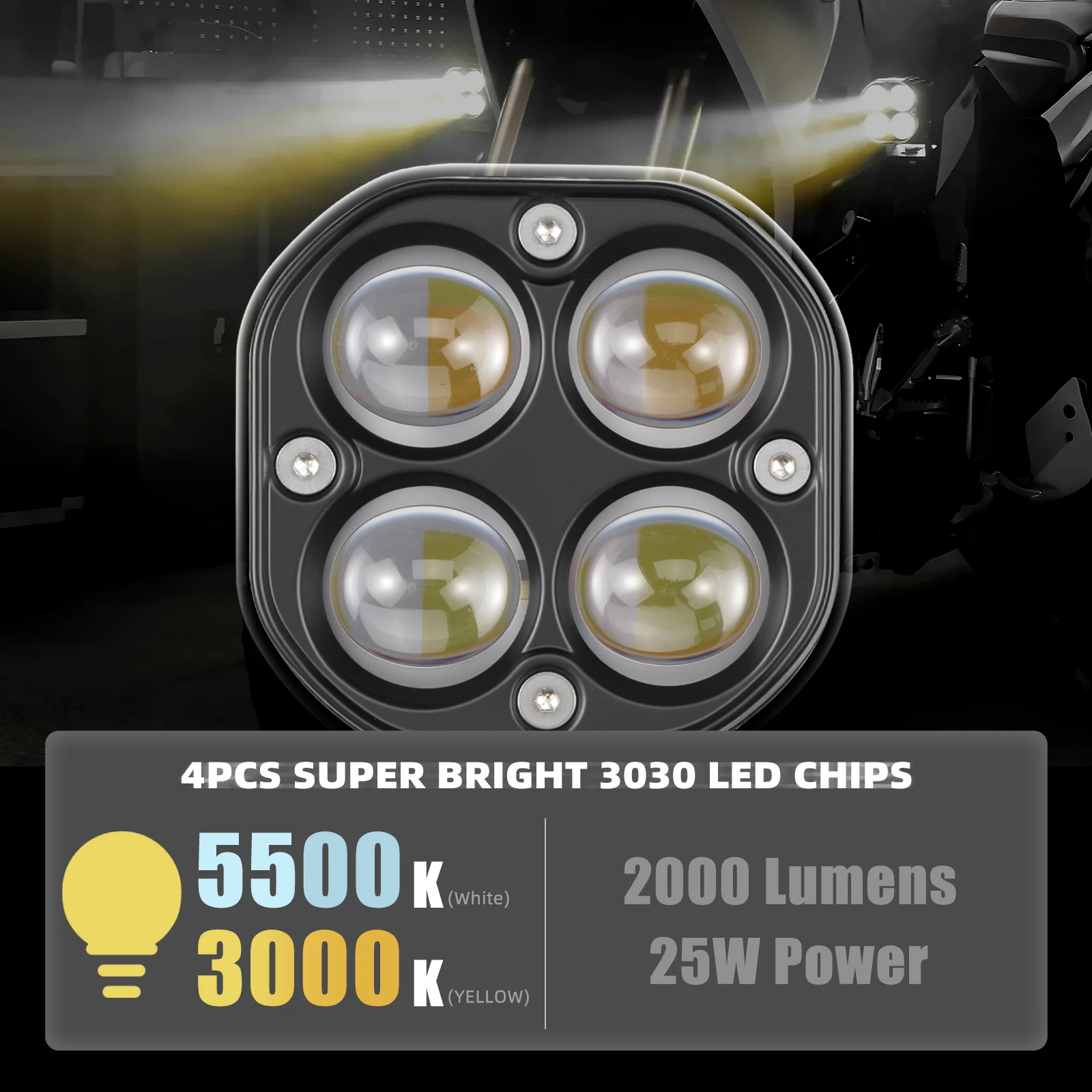 Para Yamaha Tenere700 XTZ 700 2019-2024 Kit de iluminación frontal faro LED luz de conducción TENERE 700 XTZ700 T700 World Raid 2022-24