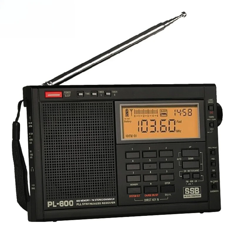 Portable Multi Band Shortwave Radio Double Frequency Conversion For Radio Enthusiasts