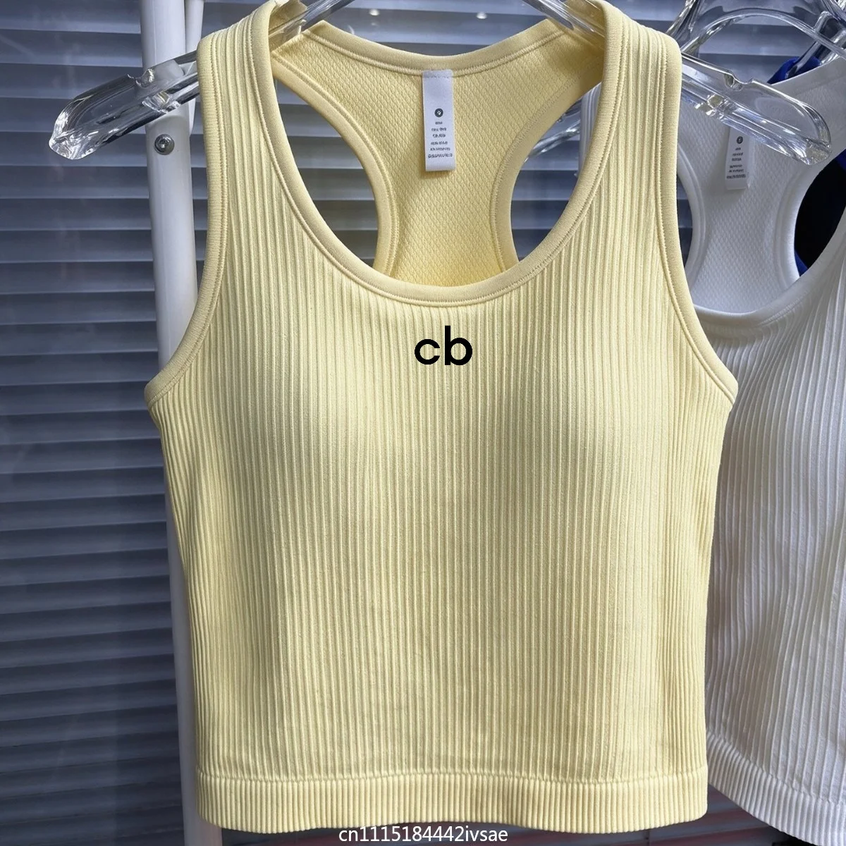 sports bra threaded double-layer vest fixed chest pad  women's yoga fitness running top underwear bra