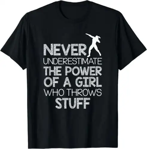 

Shot Put Thrower Track and Field Girl Power Shot Put Thrower T-Shirt