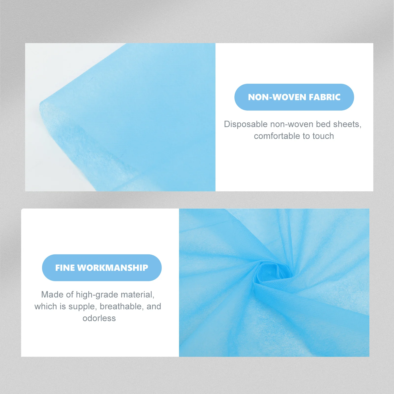 

10Pcs Disposable Bed Sheets Breathable Odorless for Hospitals Spa Clubs Beauty Salons Elderly Nursing Disposable Bed Sheets