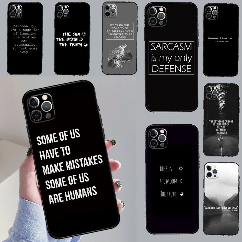 Teen Wolf Quotes Phone Case For Samsung Galaxy S26 S25 S24 S20 S21 S22 S23 Ultra S10 Plus S25 FE Cover Coque