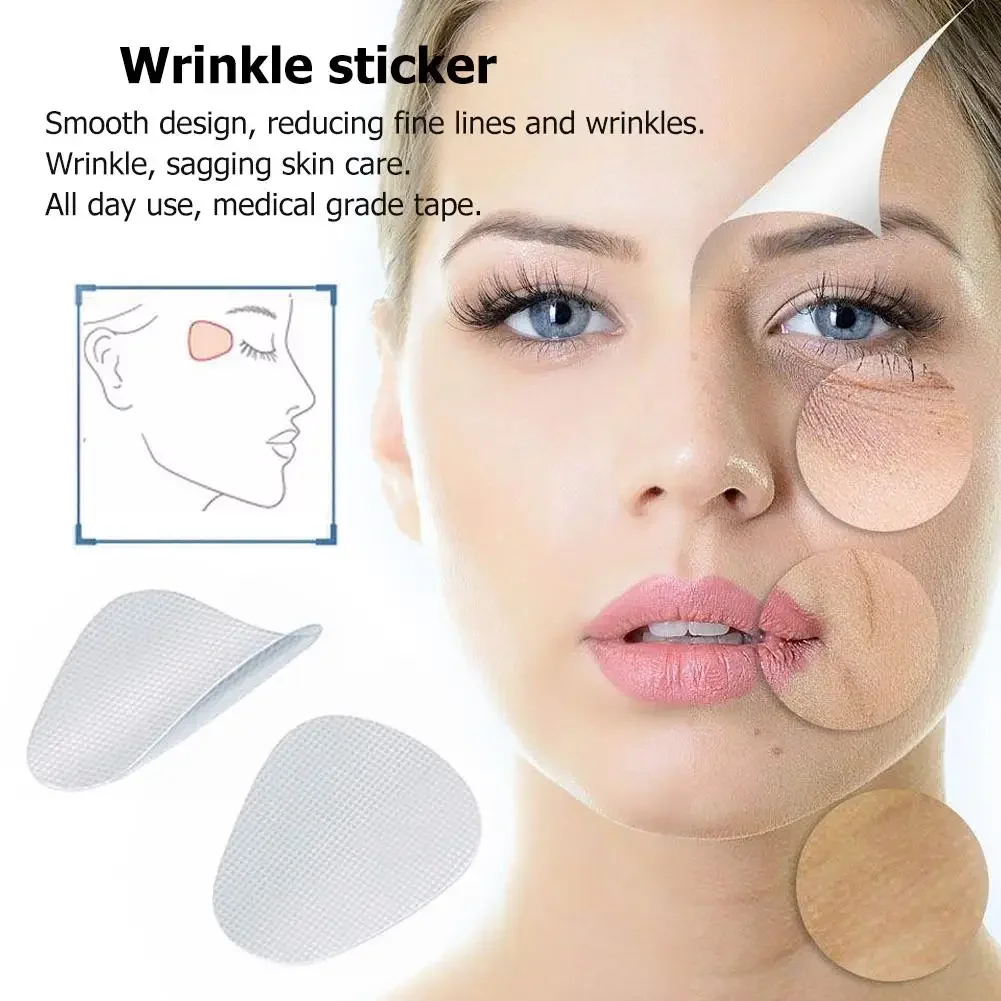 12/27/24pcs Unisex Thin Face Stickers EVA Anti-Wrinkle Anti-aging Patches Forehead Lift Tapes Beauty Skin Lift Up Tool