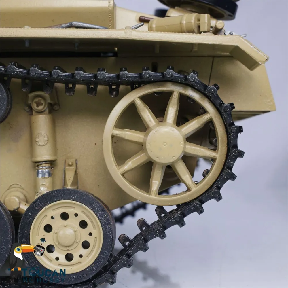 Brinquedos ao ar livre metal mato 1/16 stug iii rtr rc tanque barril infravermelho recuo amarelo 1226 modelo para meninos presentes TH00667-SMT7