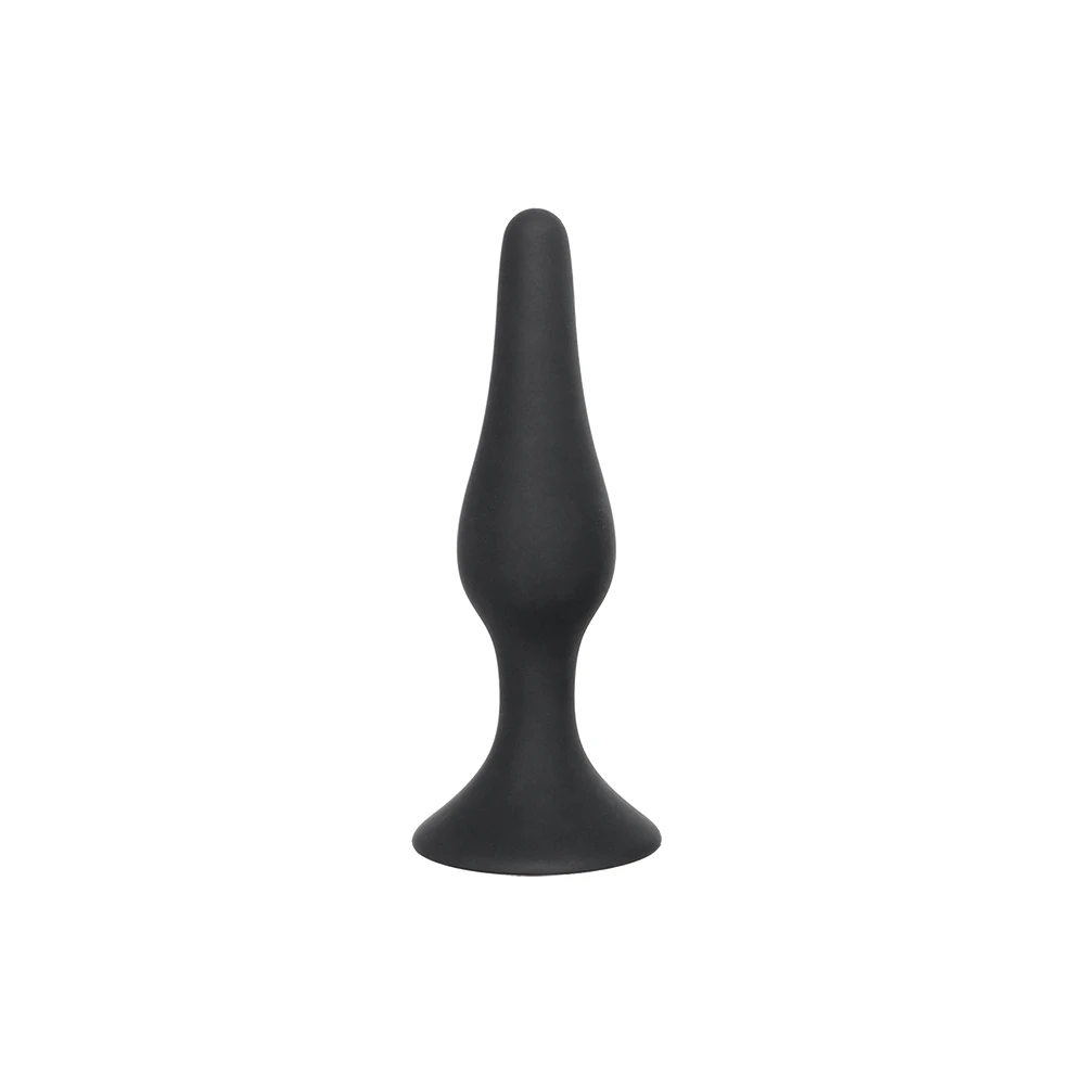 IKOKY Black Butt Plug for Beginner Erotic Toys Silicone Anal Plug Adult Products Anal Sex Toys for Men Women Prostate Massager